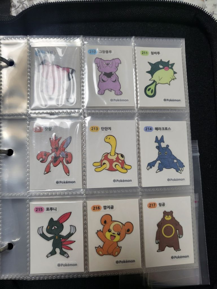 포켓몬 띠부씰 2세대 전체 팝니다(띠부북 포함) 이미지