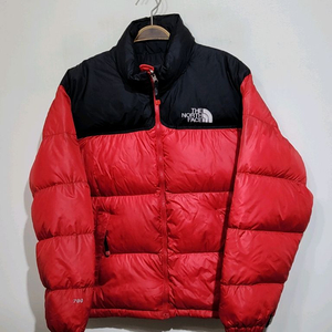 (100) 노스페이스 700 눕시패딩 점퍼 검빨 거위털 구스다운 자켓 이미지