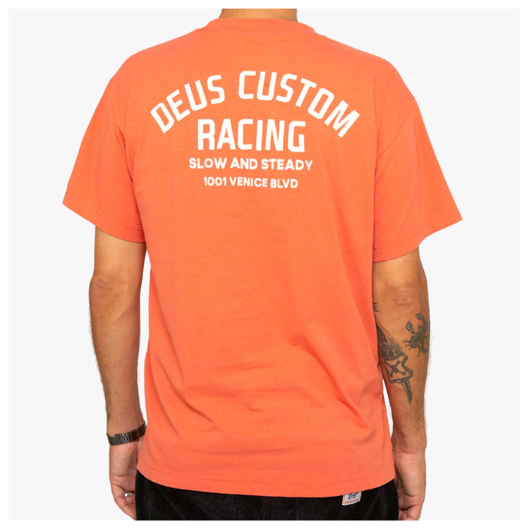 데우스 엑스 마키나 / 래빗 런 오렌지 티셔츠 XXL 새상품--4