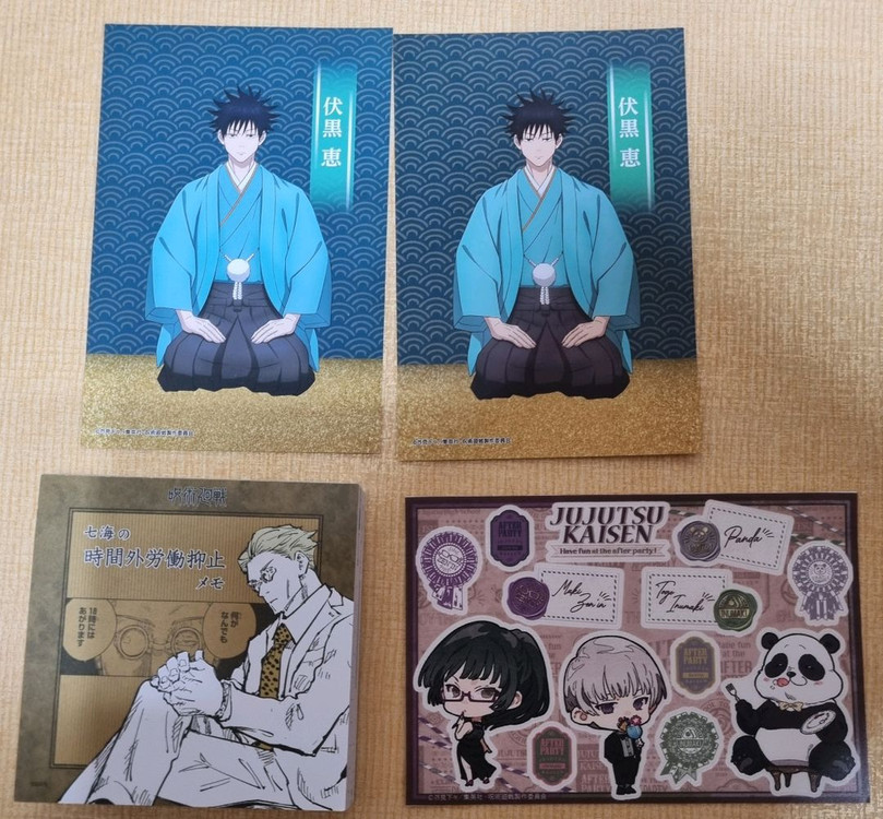 주술회전 쥬쥬페스 유지, 메구미, 토게, 유타, 나나미, 스쿠나 등 일괄--2