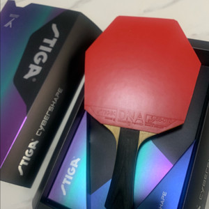 스티가 사이버쉐이프. 티모볼alc 탁구라켓