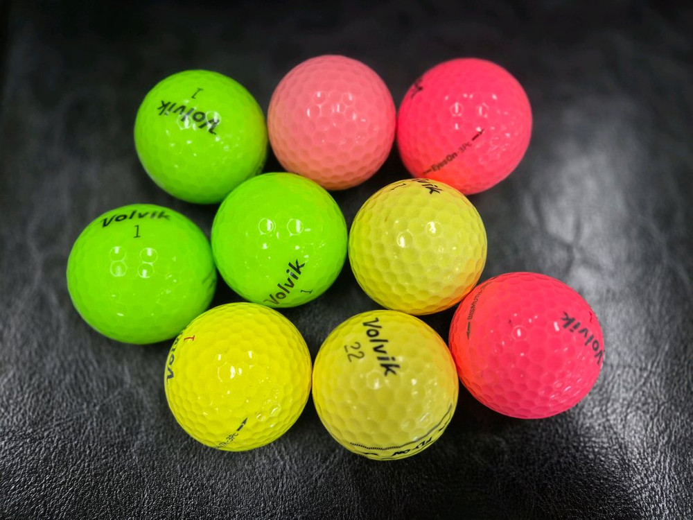 무배 볼빅 3피스 컬러볼 A급 30개 로스트볼--1