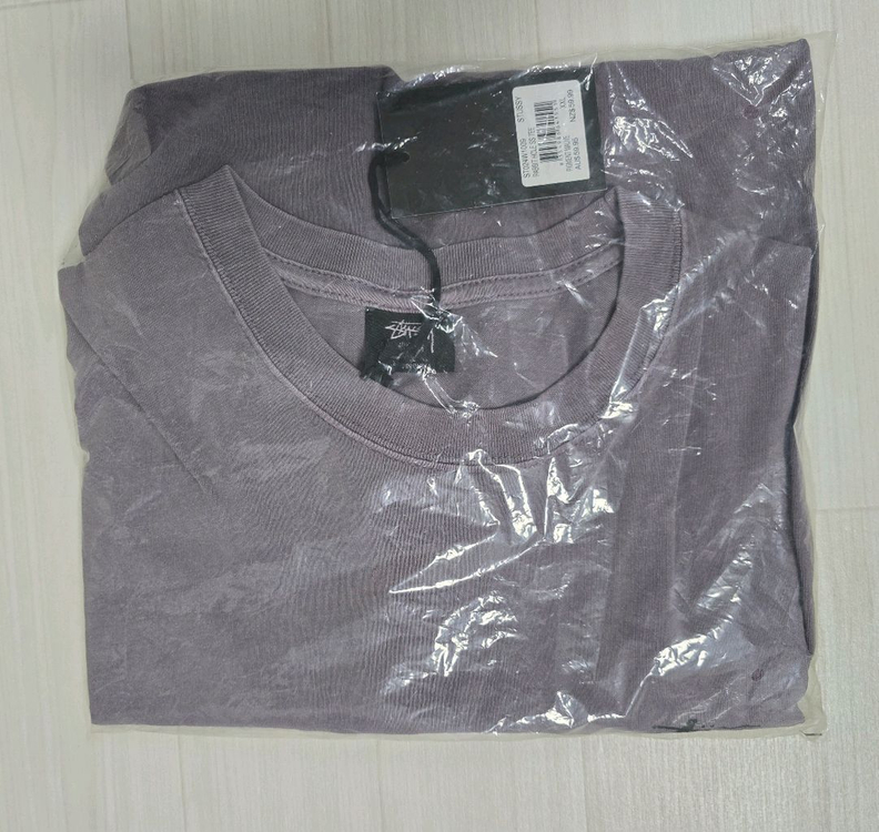 스투시 래빗홀 라벤더 프린팅 반팔 티셔츠 XXL 새상품--2