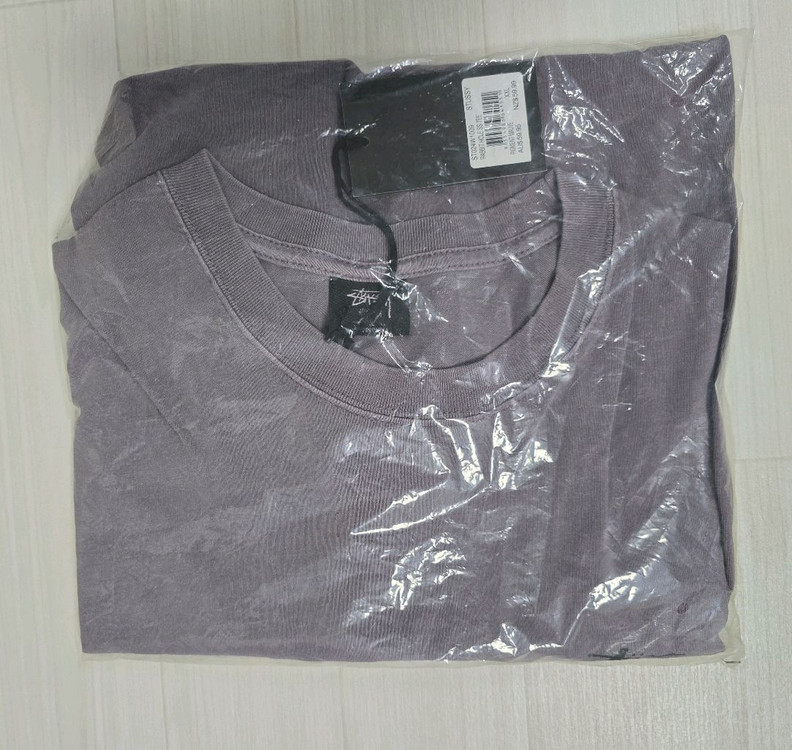 스투시 래빗홀 라벤더 프린팅 반팔 티셔츠 XXL 새상품--4