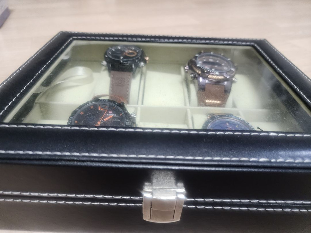 DEVO7,패션시계 및 보관함,차량 모니터--8