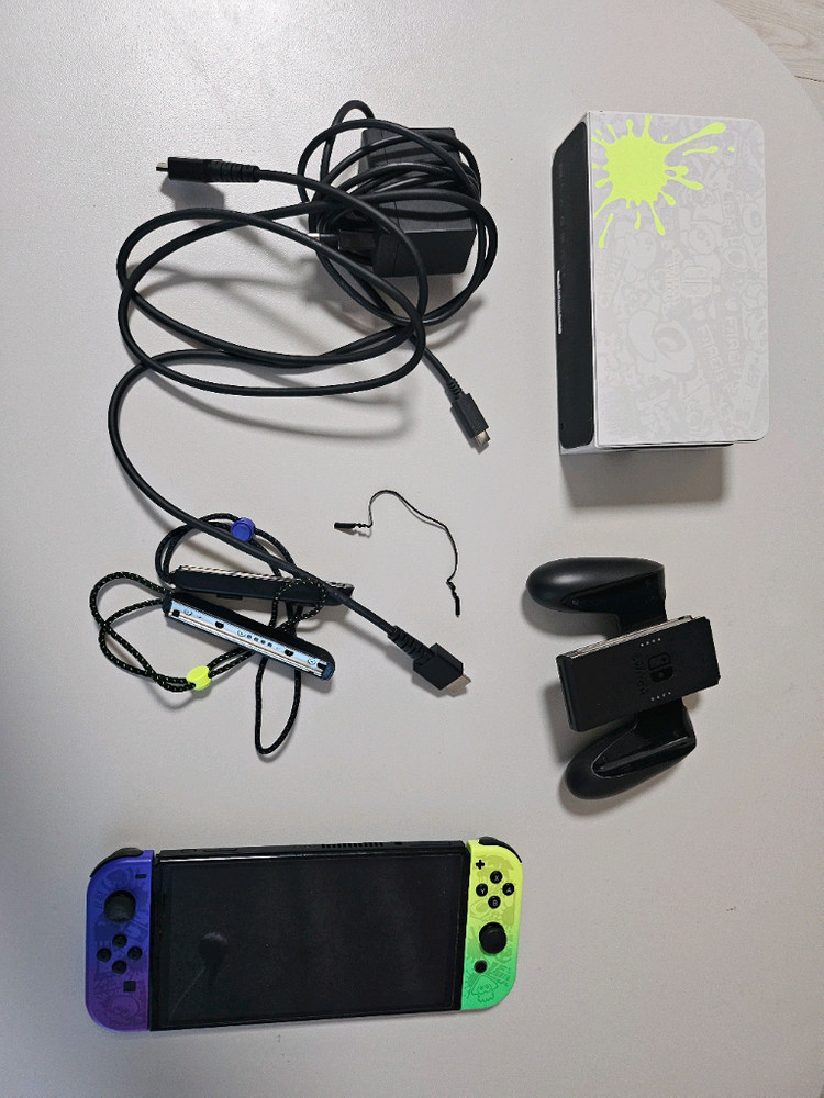 닌텐도 스위치 OLED 스플래툰 에디션--9