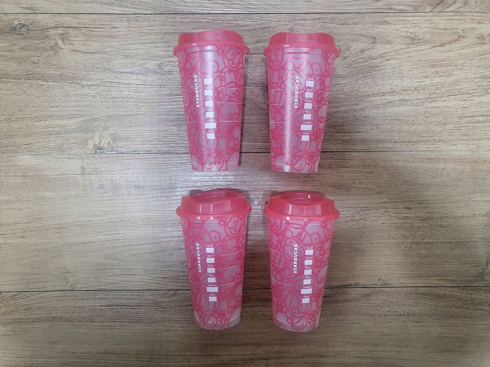 스타벅스 베이비 마일로 리유저블 컵 4개 일괄--1