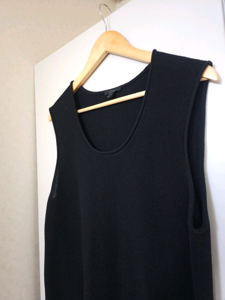 COS 니트 롱베스트--1