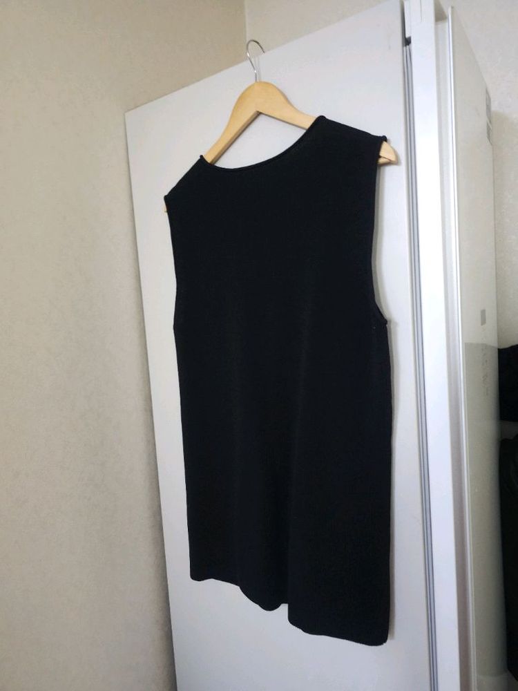 COS 니트 롱베스트--4