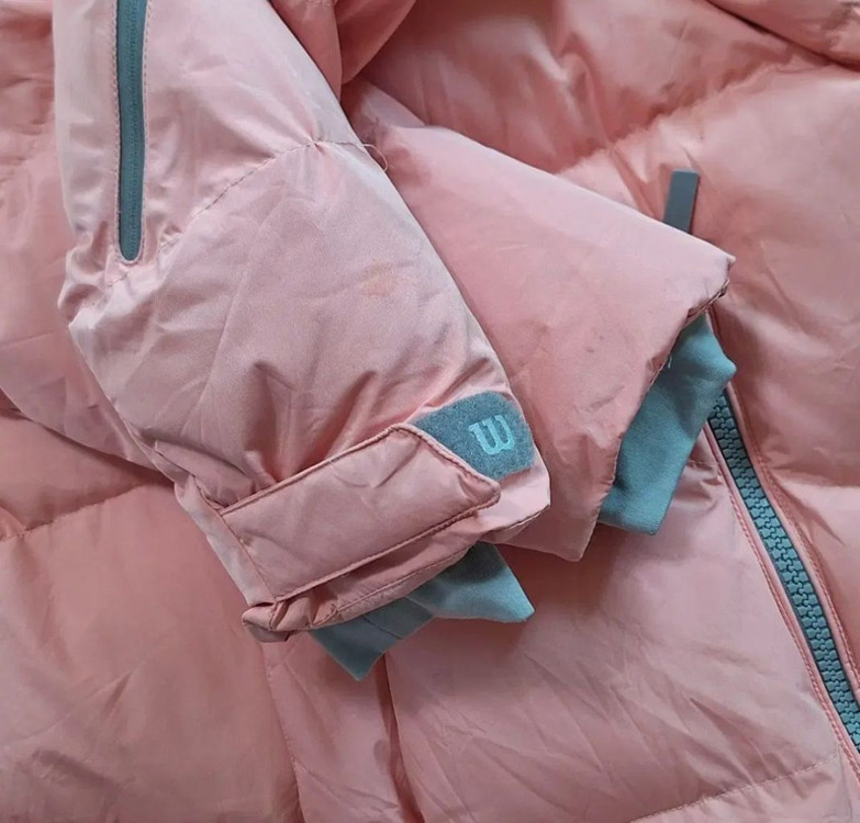 여성롱패딩 95사이즈 핑크 이미지