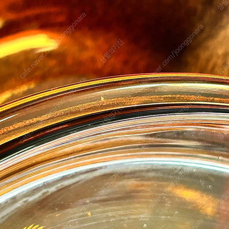 미국 빈티지 앵커호킹 파이어킹 오벌 앰버 글라스 캐서롤 이미지