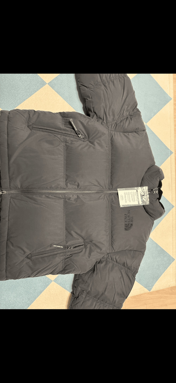 노스페이스 25FW 빈티지 눕시 패딩 재킷--1