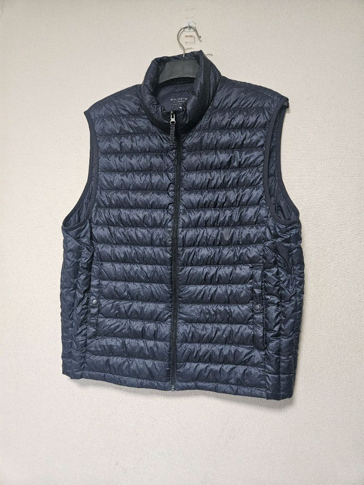 탑텐 남성 경량 구스다운 패딩 조끼 110~115호 네이비색 빅사이즈--1