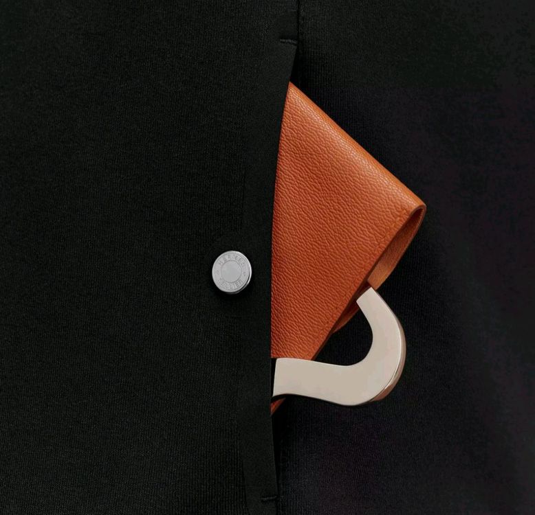 에르메스 Fit 스웨트셔츠 집업 L 사이즈 블랙팝니다.--3