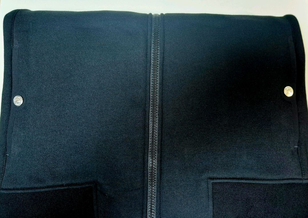 에르메스 Fit 스웨트셔츠 집업 L 사이즈 블랙팝니다.--6