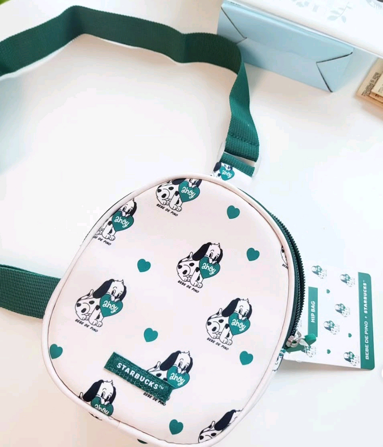 스타벅스 베베드피노 힙색 크로스백 나들이가방 핸드폰백 이미지
