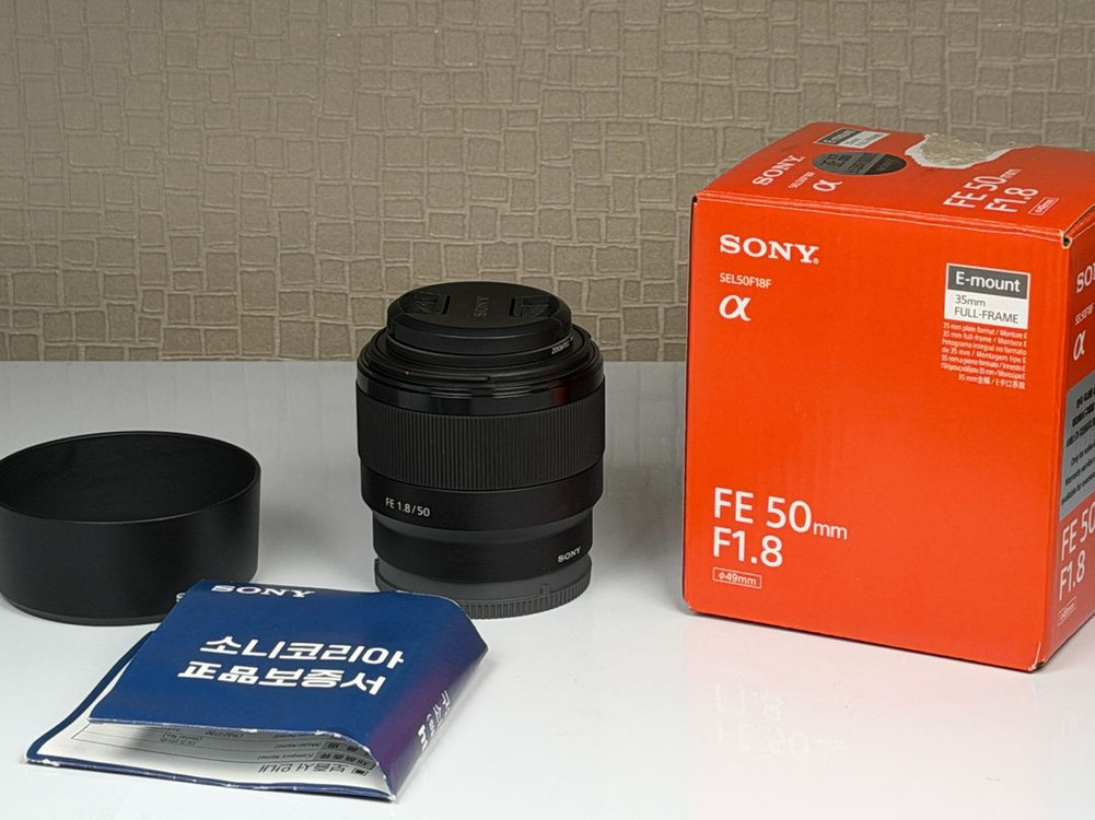 소니 FE 50mm F1.8 렌즈, SEL50F18F--0