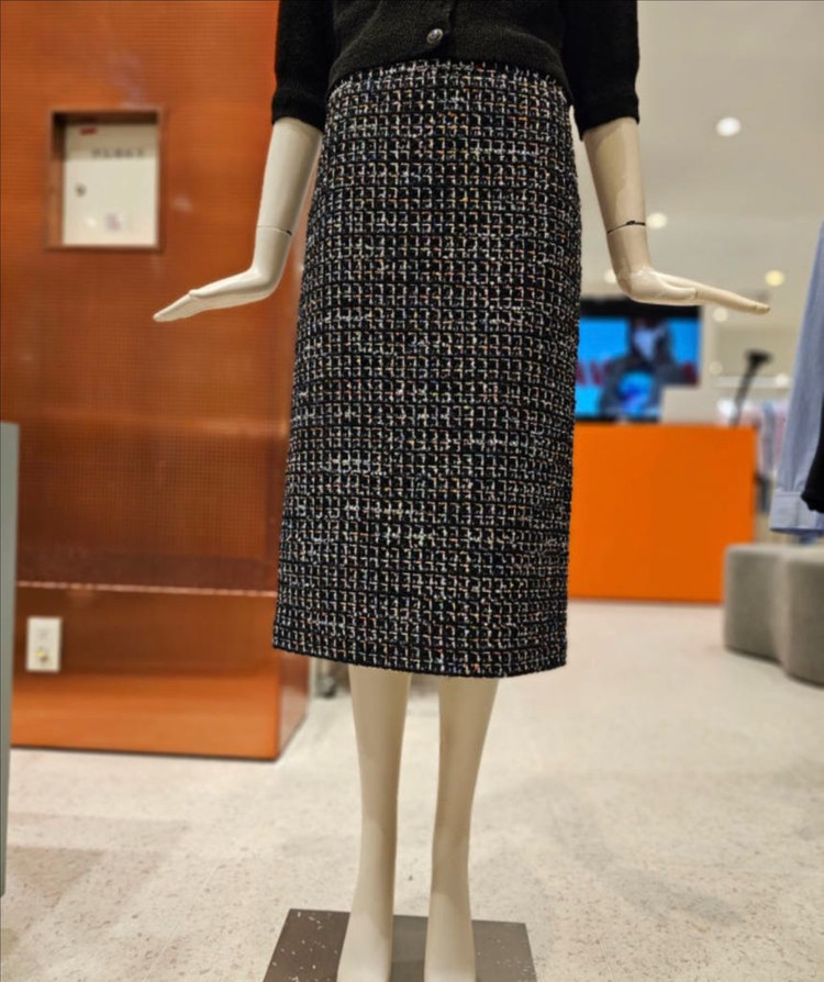 씨씨콜렉트 트위드 스커트 S--4