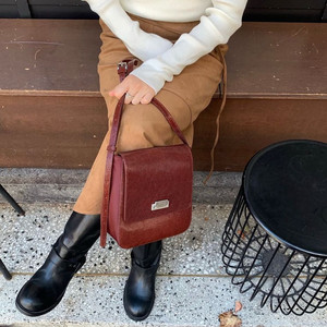 새상품/실사0) 미닛뮤트 테브백 마호가니 tev bag