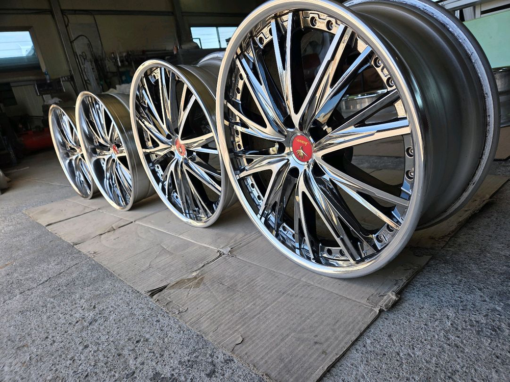 웨즈 크란제 엘라보라 정품 19인치 3피스 단조휠--4