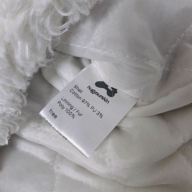 허그유어스킨 시어링 퍼 자켓 애쉬 핑크--8