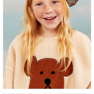 리미떼두두 곰돌이 뽀글이 니트 스웨터 2xl