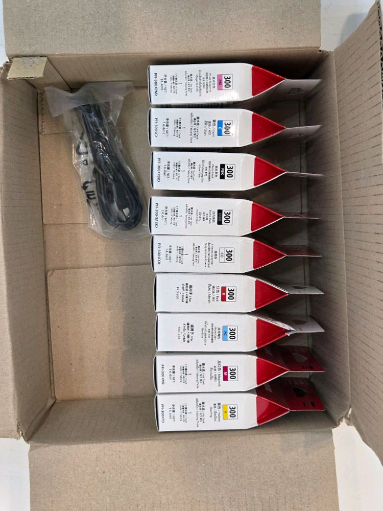 캐논 pro300 + 정품잉크8개--1