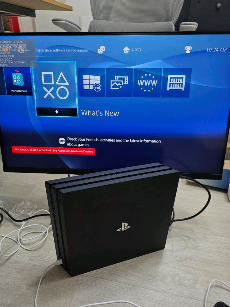 플스4 프로 개발 키트 + 테스트 키트 세트--2