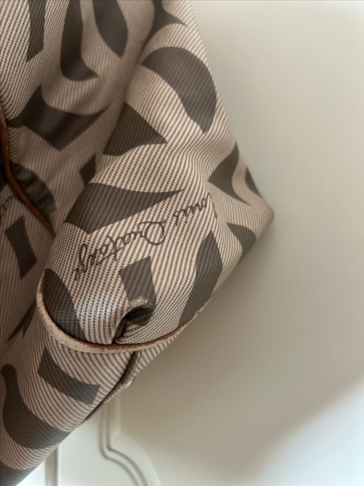 루이까또즈 모노그램 패턴 토트백--3