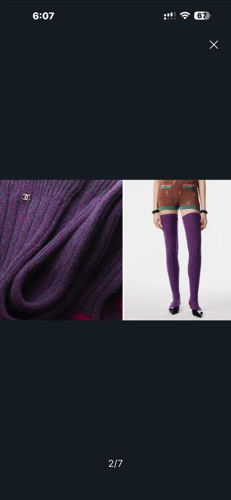 샤넬 캐시미어오버니삭스 이미지