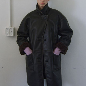 ENOR 엔오르 시어링 하프 코트