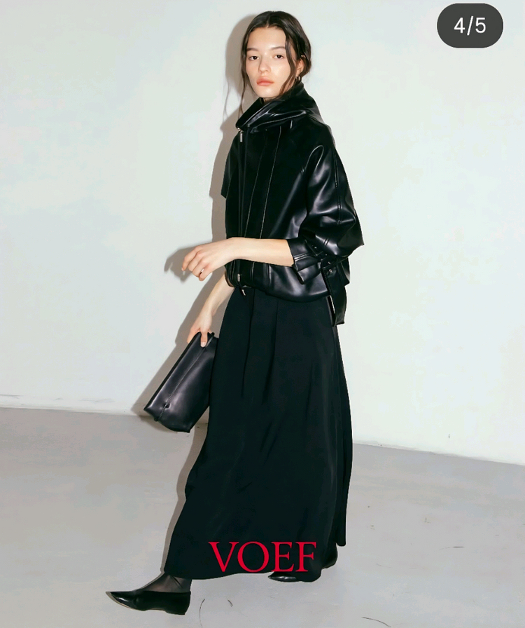 보프 voef 레더자켓--1