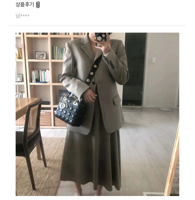 (새제품) 오르 ORR 소모 울 100 자켓 + 스커트 - 토프베이지(M) 이미지