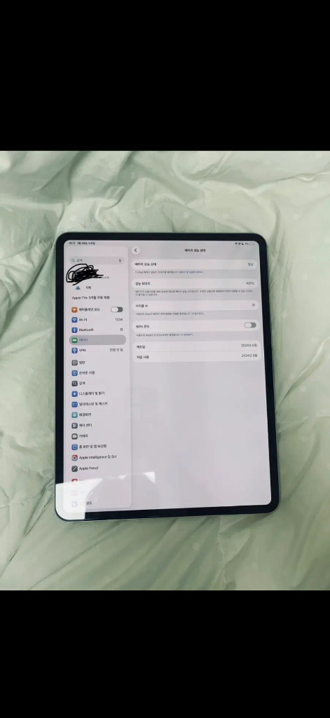 아이패드 프로 m4 13인치 키보드+애플펜슬 프로 이미지