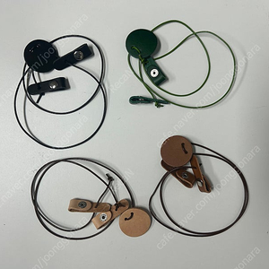 천연 소가죽 핸드메이드 마스크 스트랩