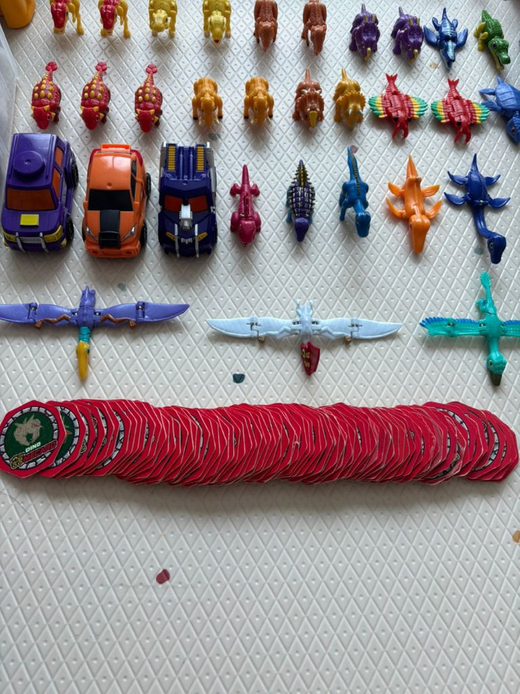 공룡메카드 장난감 일괄 이미지