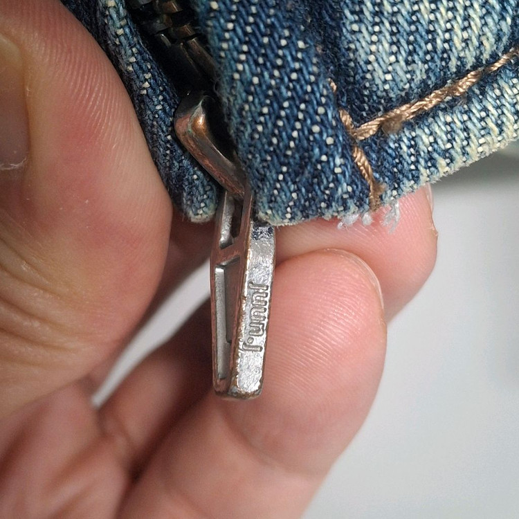 준지 24 디스트로이드 후드 데님 마원 자켓--4