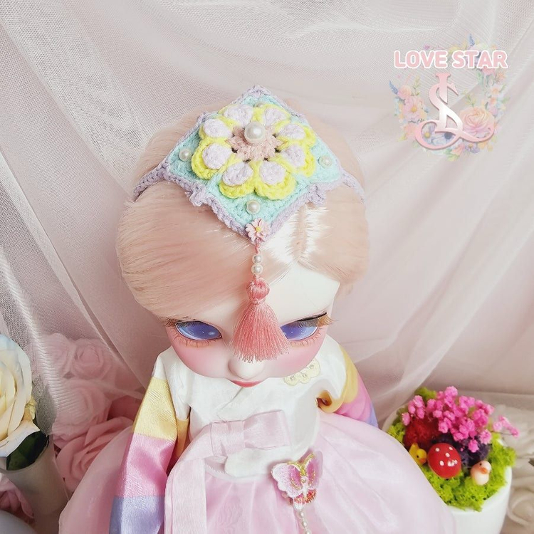 베이비돌 럽스타님 한복셋트 의상--1