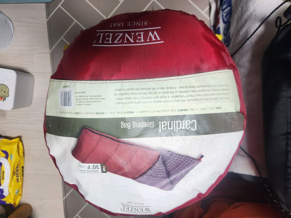 웬젤 카디날 침낭--5