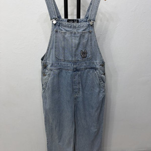 정품) 라이프워크 여성 데님 멜빵바지 F