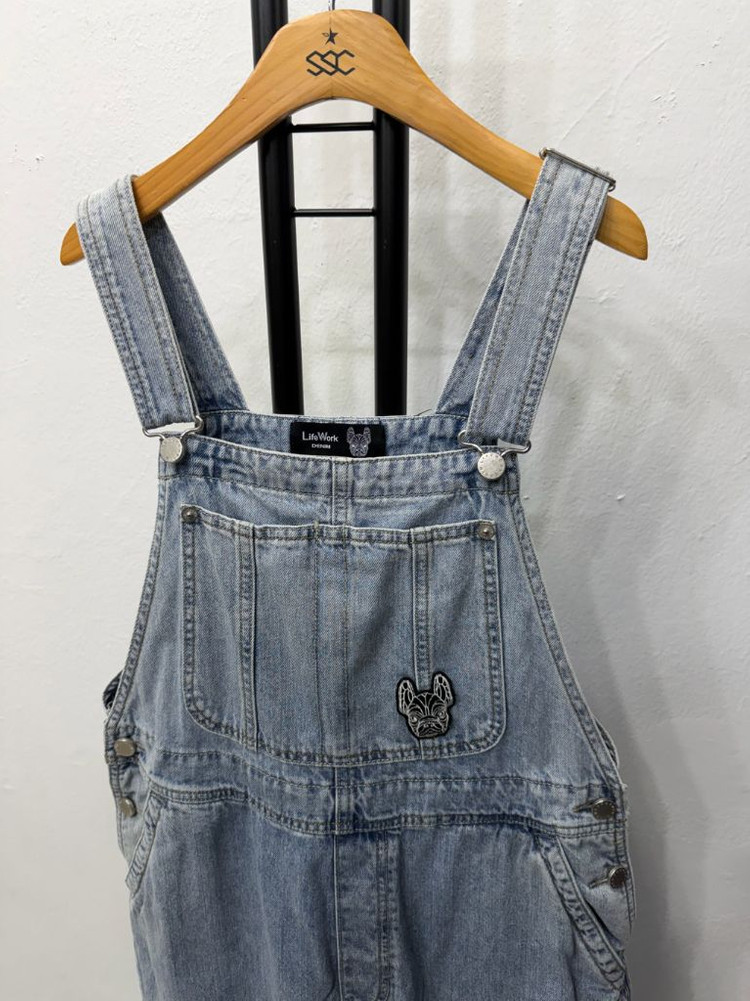 정품) 라이프워크 여성 데님 멜빵바지 F--2
