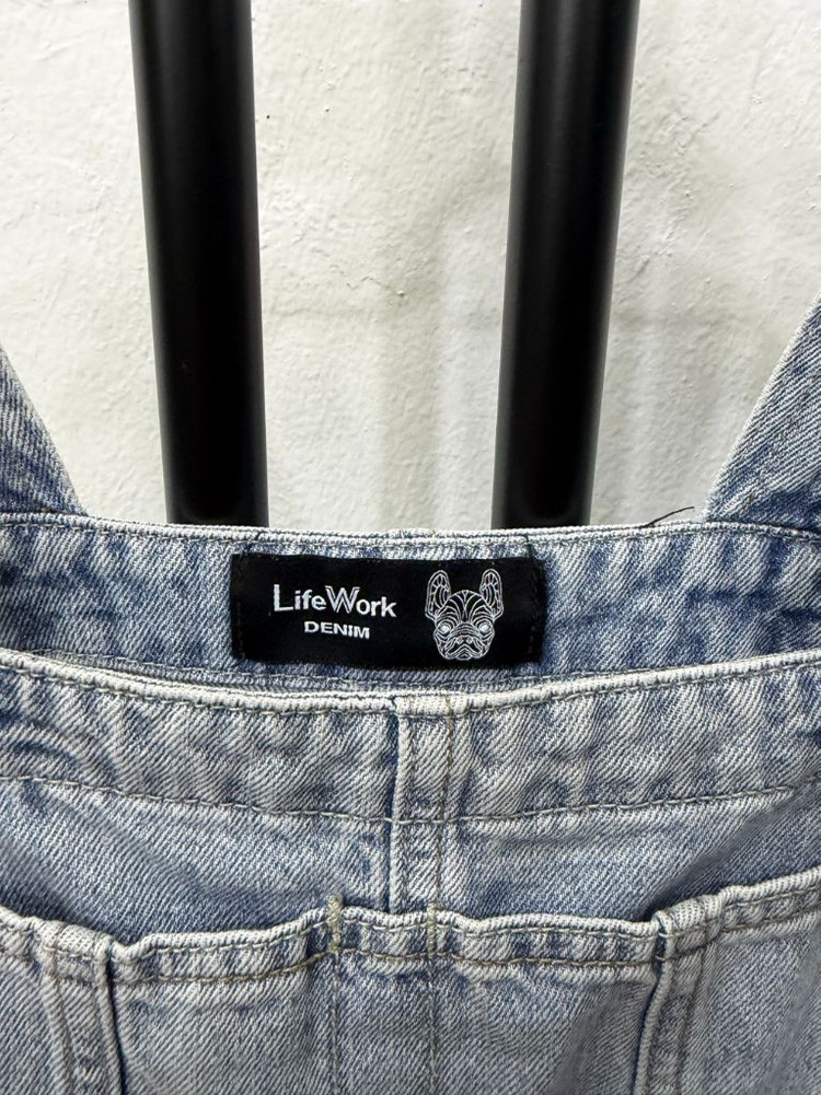 정품) 라이프워크 여성 데님 멜빵바지 F--6
