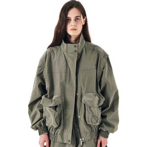 마뗑킴 디태쳐블 슬리브 볼륨 점퍼 카키