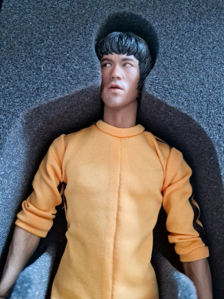 엔터베이(Enterbay) 이소룡 75년 기념 사망유희 피규어 새상품--4