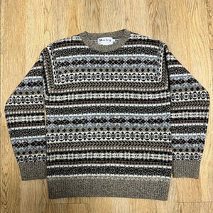 할리오브스코틀랜드 페어아일 니트 머쉬룸