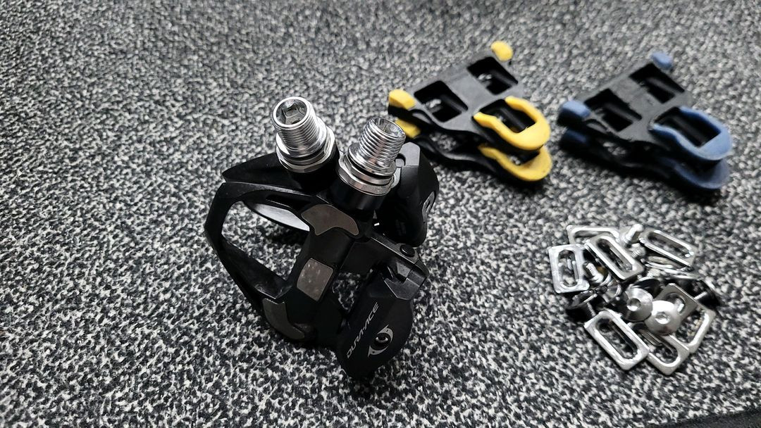 SHIMANO 시마노 듀라에이스 카본 로드클릿페달/클릿 2세트--1