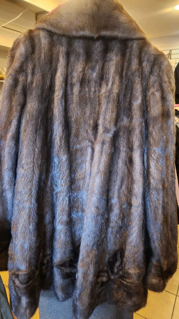 근화모피 밍크 코트--1