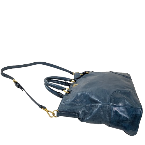 정품 프라다 비텔로 샤인 투웨이백--3