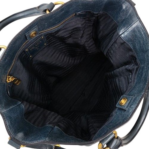 정품 프라다 비텔로 샤인 투웨이백--9