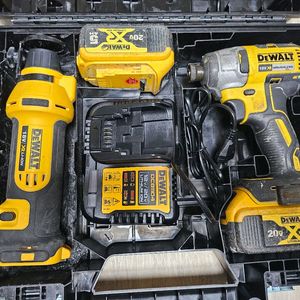 디월트 충전 드라이월 커터 (석고보드 커터) + 임팩 드라이버 드릴 세트